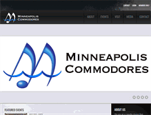 Tablet Screenshot of minneapoliscommodores.org